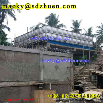 Made in China SS304/316/201 stainless steel potable storage tank 50m3